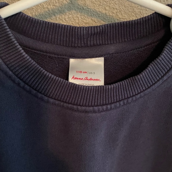 Hanna Andersson Navy Sweatshirt with Colorful Stars - Picture 2 of 4
